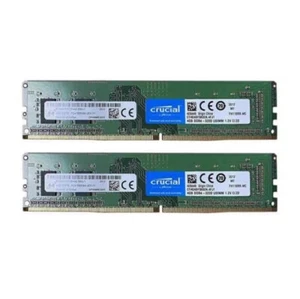 New Crucial 8GB (2X4GB) DDR4 3200MHz PC4-25600 UDIMM Memory Ram CT4G4DFS632A - Picture 1 of 2