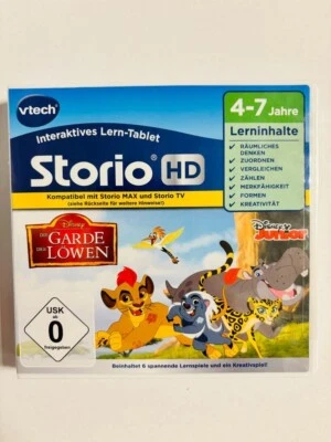 Vtech Storio HD Storio MAX Storio TV  Disney Die Garde der Löwen  4-7 Jahre Neu - Bild 1 von 2