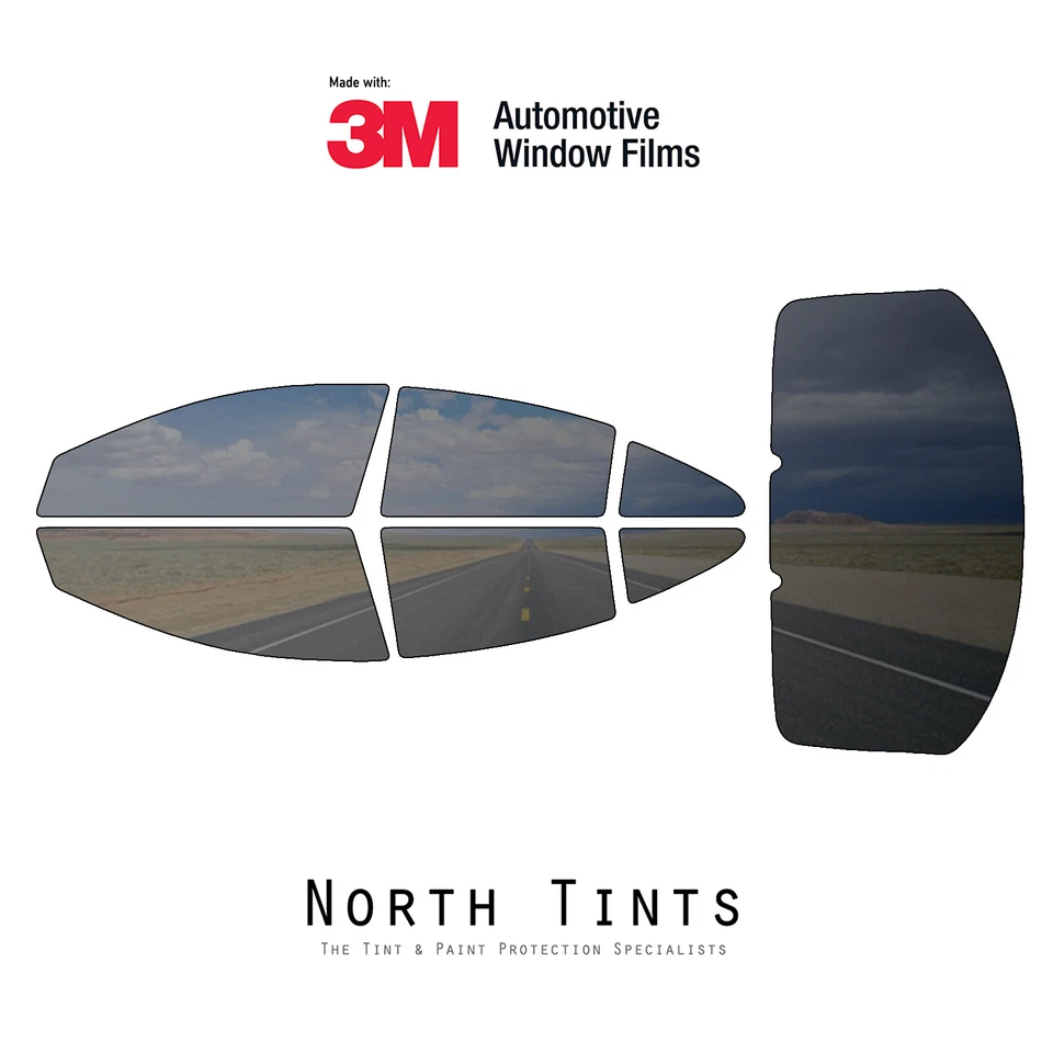 Película de vidrio tinte ventana precortada estable color 3M para Volkswagen CC 2010-2017 Foto 1 de 4