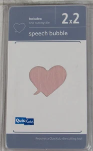 QuiKutz Speech Bubble 2x2, 1 juego de troqueles de corte QC-0012-S - Imagen 1 de 2