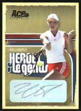 2006 Ace Authentic Heroes and Legends Autographs Gold #11 Anna Chakvetadze /25