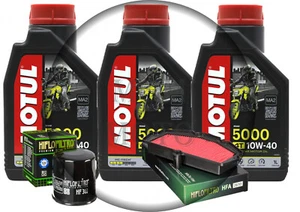 KIT TAGLIANDO KAWASAKI KLE650 VERSYS 2015/2017 OLIO MOTUL 10W40 FILTRO OLIO ARIA - Imagen 1 de 1