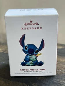 2019 Hallmark Disney Lilo & Stitch Stitch & Scrump Keepsake Ornament - Picture 1 of 2