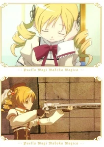2 pcs postcard Puella Magi Madoka Magica anime Tomoe Mami - Foto 1 di 4