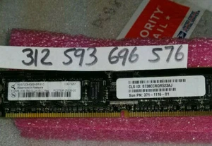 512MB PC DDR1 DDR PC2700R DDR-333 2700 333MHZ 184PIN ECC-REG RDIMM 1RX4 64X4 - Picture 1 of 1