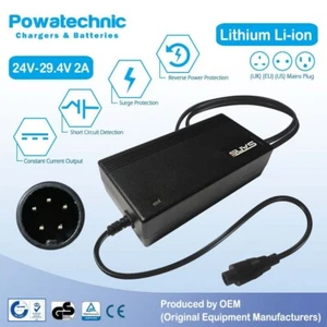 29.4V 2A SVD 5-pin Charger SSLC058V29XH for 24V Joycube Phylion Li-Ion Battery - Picture 1 of 2