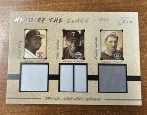 2004-05 Flair Head of the Class /97 David Ortiz/ Hunter/ Sexton HOC DO/TH/RS - Picture 1 of 2