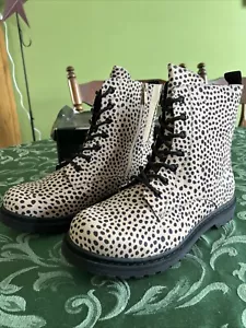NEW TORRID Women’s size 12 4B LEO FS Chunky BTM Combat Boots Side Zip Lace Up - Picture 1 of 10