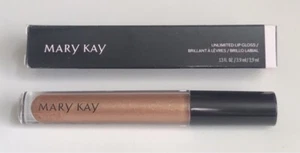 New In Box Mary Kay Unlimited Lip Gloss Beach Bronze #164571 Full Size Fast Ship - Picture 1 of 3