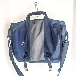 Timbuk2 Bolso Mensajero Azul Negro Gris 13" Alto 16" Largo - Imagen 1 de 11