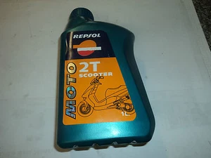 1 Liter REPSOL Moto Scooter 2T  2-Taktöl Motoröl Teilsynthetisch  - Bild 1 von 1