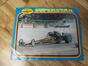 DICK LAHAIE 1983 PENNZOIL 8"X10" NITRO TOPFUEL HANDOUT! SUPERSTAR DRAGSTER - Bild 1 von 3