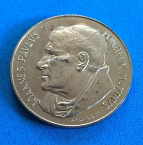 Médaille Religieuse Vintage Joannes Paulus I Pontifex Maximus - Picture 1 of 2