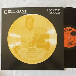 CECIL GANT: ROCK THE BOOGIE KRAZY KAT 12" LP 33 RPM 194'4-1947 Rhythm & Blues - Picture 1 of 10