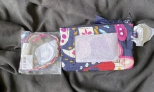 Vera Bradley Zip ID & Lanyard Painted Paisley - Picture 1 of 1