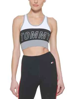 Tommy Hilfiger Sport Colorblocked Low Impact Sports Bra Black Size XS — 第 1/2 张图片