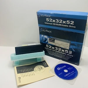 Internal CD-Rewritable Drive 52 x 32 x 52 By I/O Magic Pre Owned - E-IDE /ATAPI - Afbeelding 1 van 12