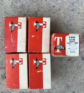 Triad F-94X Power Supply Transformer w/Box and Spec Sheet - Vintage NOS 5 pieces - Picture 1 of 6