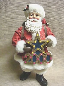 Retired 2000 POSSIBLE DREAMS by Clothtique 11" SANTA CLAUS - Musical & Lighted  - Picture 1 of 9