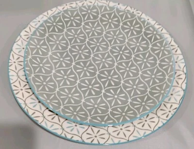 BETTER HOMES AND GARDENS ~ PIERS GRAY PLATES 2 One Dinner /One Luncheon - Image 1 of 4