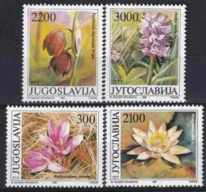 Yugoslavia 1989 Yvert 2216/19 Flora MNH VF - Imagen 1 de 1