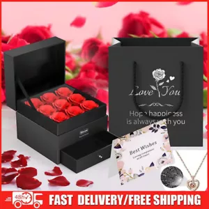 Preserved Roses,Birthday Mothers Day Valentines Day Gifts for Women Mom Wife - Picture 1 of 11