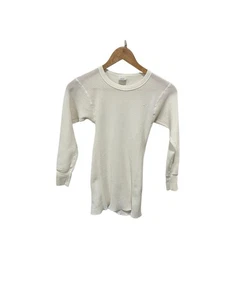 Vintage 80s JE Morgan Waffle Thermo Shirt Long John Shirt - Bild 1 von 3