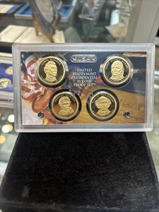 2008 S Presidential Dollar Proof Set 4 Münzen *ohne OVP & COA - Bild 1 von 11