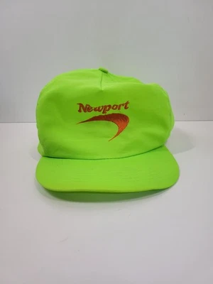 De colección Newport Cigarettes Verde Neón Snapback Camionero Sombrero Gorra de Béisbol Tapa Foto 1 de 4