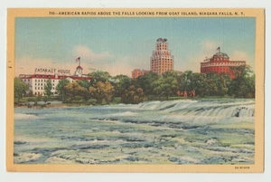 New York, Niagara Falls, American Rapids above the Falls. - Picture 1 of 2