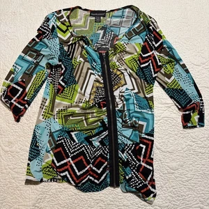 frank lyman top Zip up Size 16 - Picture 1 of 9