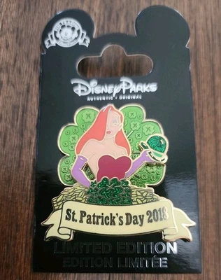 Disney Collector Pin Jessica Rabbit St Patricks Day 2018 Limited Edition 4000 - Image 1 of 4