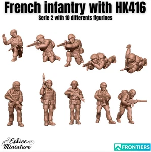 Modern French Infantry w/ HK416 Set (3D PRINTED) - Picture 1 of 1
