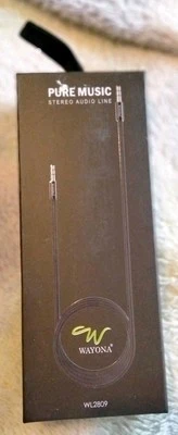 Wayona WL2809 Pure Music Stereo Audio Line 3.5mm male-to-male auxiliary cable - Image 1 of 4