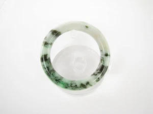 Echter natürlicher bunter grüner Jade runder Eternity Armreif 56 mm #1028 - Bild 1 von 8
