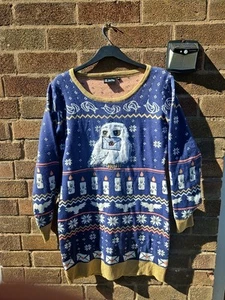 Maglione Natalizio Harry Potter Donna Blu Taglia M Maglione Edvige Natalizio - Foto 1 di 12