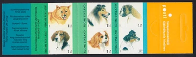 FINLAND 2008 ANIMALS,DOGS, PETS Sc 1318 MNH Cv $18 BOOKLET - Image 1 of 2