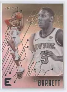 2019-20 PANINI CHRONICLES ESSENTIALS #225 RJ BARRETT RC KNICKS - Picture 1 of 2