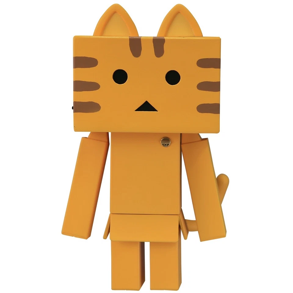 Kaiyodo Sofbi Toybox 006b Nyanbo Kijitora Cat Danbo Soft Vinyl Action Figure
