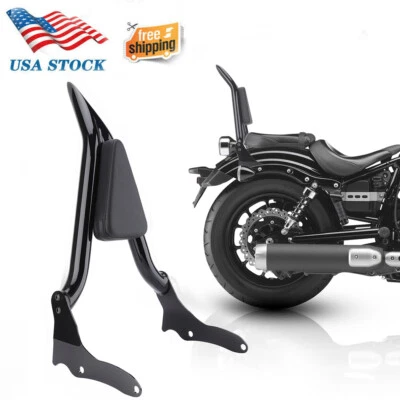 Motorcycle Backrest Sissy Bar w/Pad For Yamaha Bolt XV950 XVS950 R-Spec 14-2025 Foto 1 de 4
