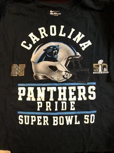 MAGLIETTA NIKE CAROLINA PANTHERS PANTHERS PRIDE SUPERBOWL 50 TAGLIA XXL VESTIBILITÀ ATLETICA - Foto 1 di 6