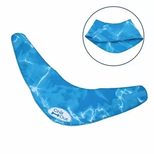 Chillout Cooling Cool Dog Ice Bandana Heat Relief Large Neck Size 44-52cm - Picture 1 of 4