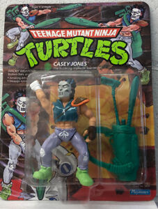 Casey Jones Teenage Mutant Ninja Turtles TMNT 1989 Playmates MOSC Unpunched C9