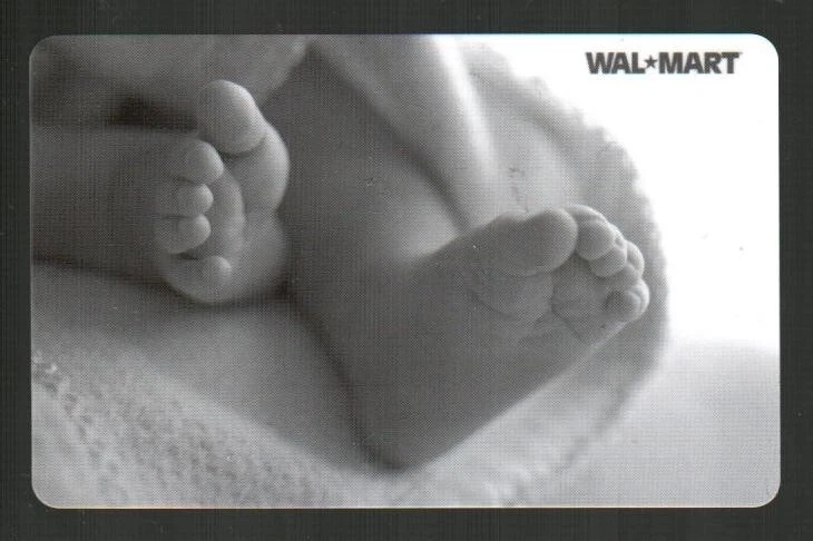 WALMART Baby's Feet ( 2004 ) Gift Card ( $0 ) - Image 1 of 1