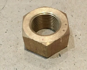 3/4 inch UNF Brass Hex Nuts 1 1/4 inch Across Flats. British Made. - Picture 1 of 1