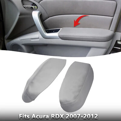 Подходит для Acura RDX 2007 2008 2009-2012 годов выпуска передние дверные панели подлокотник виниловый чехол серый - Изображение 1 из 4