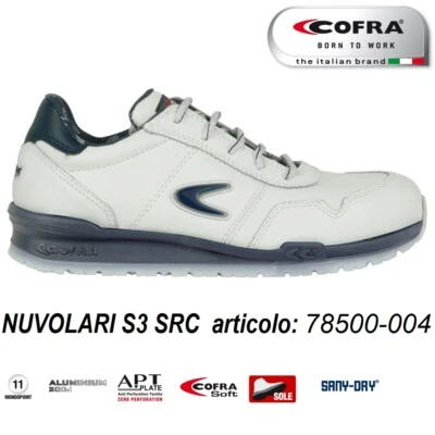 Scarpa antinfortunistica Cofra NUVOLARI S3 SRC scarpa lavoro idrorepellente
