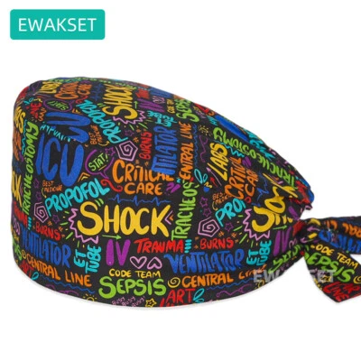 US Anesthesiology Surgical Cap female male cotton Anesthesiologist surgery Caps - Image 1 of 4