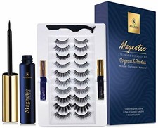 Arishine Magnetic Eyeliner and False Lashes Magnetic Eyelashes Natural Look Kit