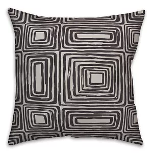 Creative Products Layered Rectangles 18 x 18 Spun Poly Pillow - Picture 1 of 3